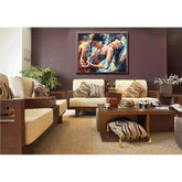 Painting by numbers nude dancers